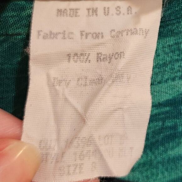 Carole Little Multicolor Vibrant Open Front Crinkle Y2K Hippie Cardigan Size 8 - Picture 4 of 9